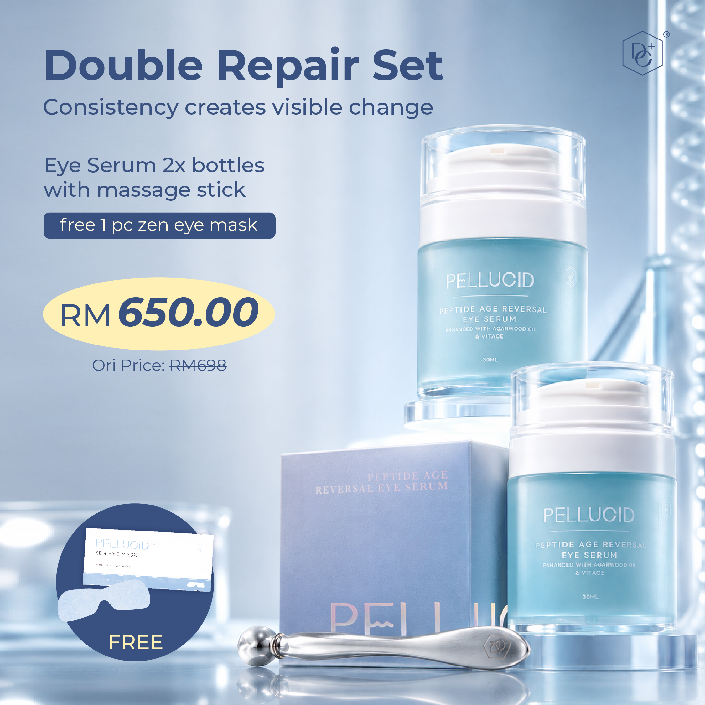 Pellucid Age-Reversal Eye Serum x 2 bottles